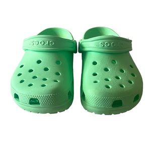 Womens Mint Coloured Classic Crocs